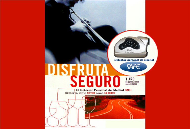 Imagen del producto ALCOHOLIMETRO DETECTOR PERSONAL ALCOHOL