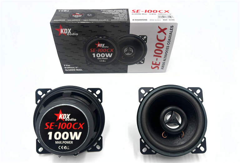 Imagen del producto JGO ALTAVOCES COAX 2Vias 100mm/4"/2x90W CX