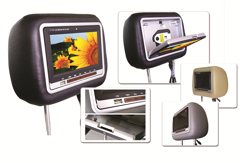 Imagen del producto CABEZAL+DVD+MONITOR TFT 7"