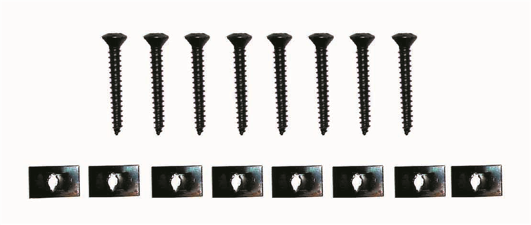 Imagen del producto KIT 8TORNILLOS+TUERCAS 3,5x25mm-Negro