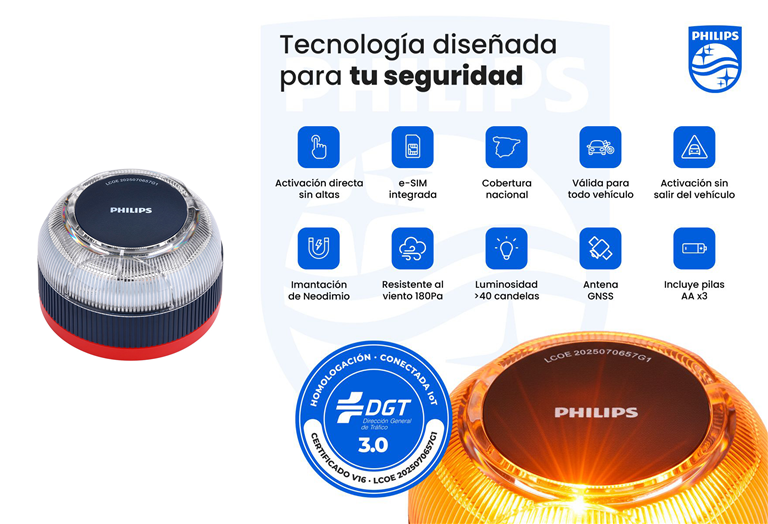 Imagen del producto BALIZA LUMINOSA EMERGENCIA V16 recomendado por DGT