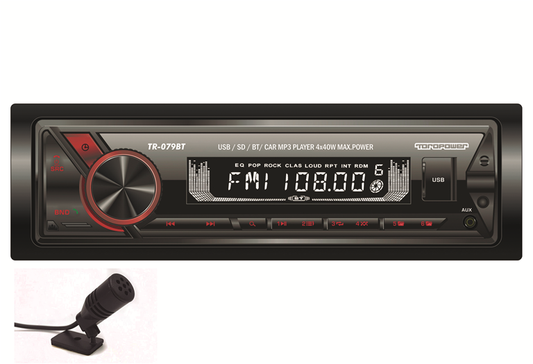 Imagen del producto AUTO RADIO AM/FM MP3/WMA USB/SD/AUX IN/BT A2DP