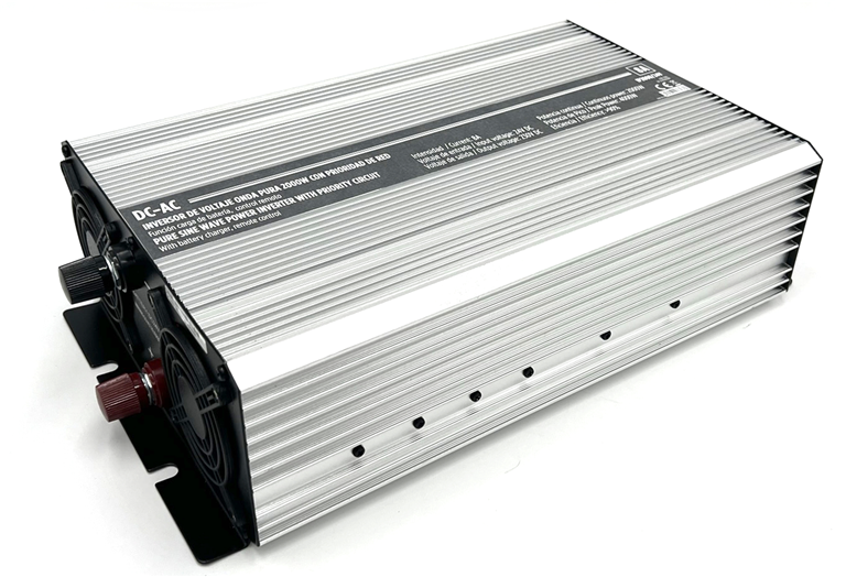 Imagen del producto INVERSOR DE VOLTAJE ONDA PURA 24V->220V - 2000W