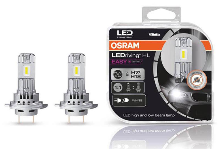 Imagen del producto KIT DE CONVERSION LUCES HALOGENAS A LED H7/H18