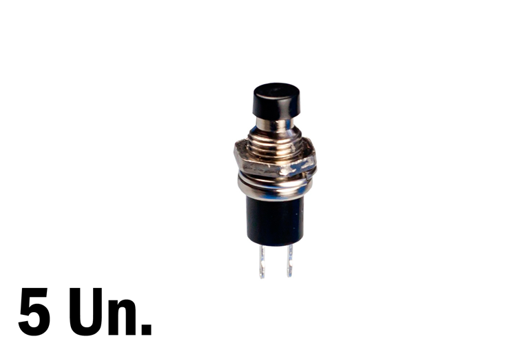 Imagen del producto 1PACK-5 PULSADOR CIRCUITO ABIERTO 0.5A