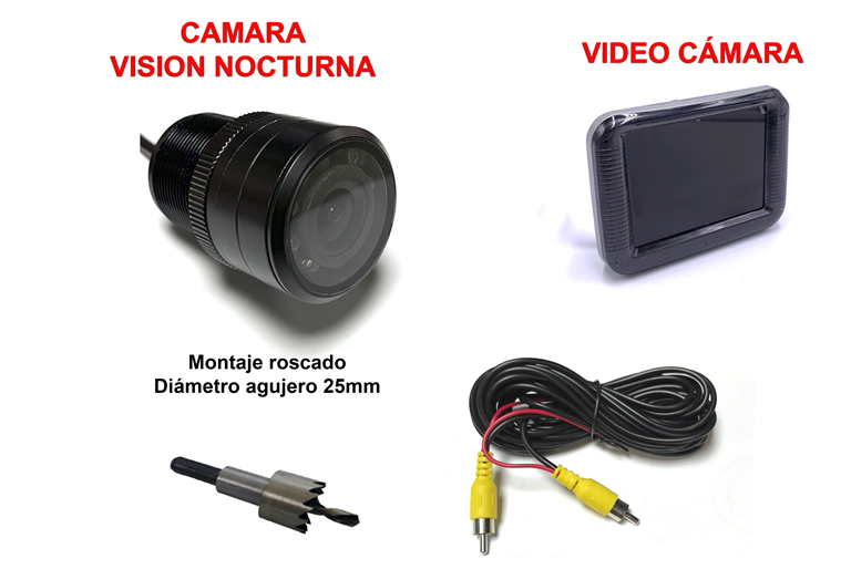 Imagen del producto CAMARA UNIVERSAL MARCHA ATRAS Y VIDEOCAMARA